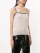 Chanel Pre-Owned 2008 Sports striped edges knitted top