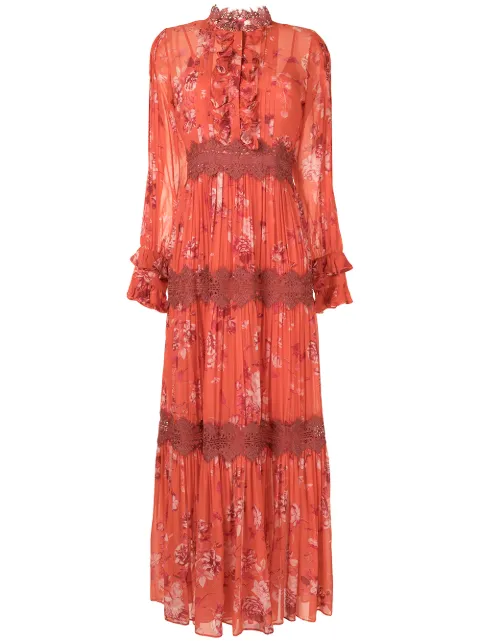 alexis floral gown