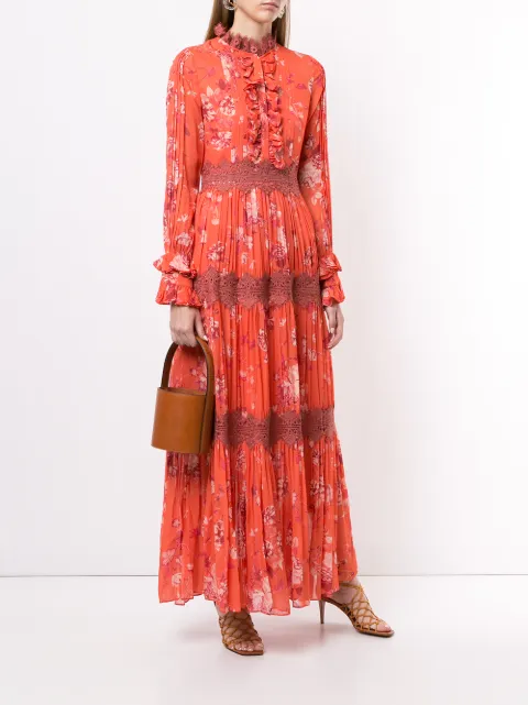 alexis floral gown
