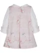Image 2 of Lapin House panelled check logo print dress