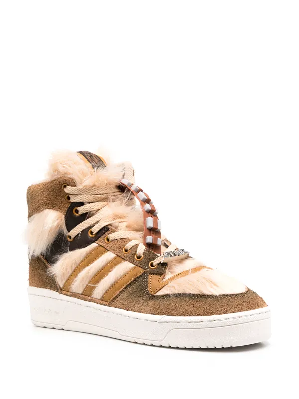adidas sneakers with fur