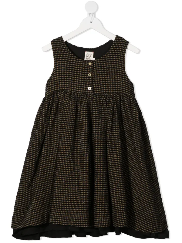 checked a line dress