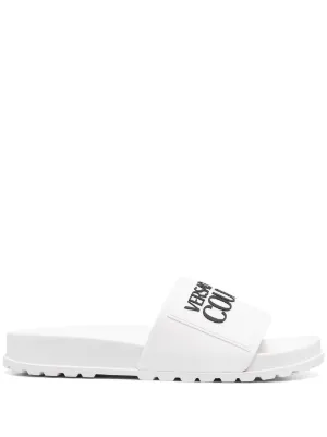 versace jeans sliders womens