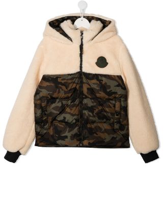 Moncler Enfant フーデッド ダウンジャケット - Farfetch