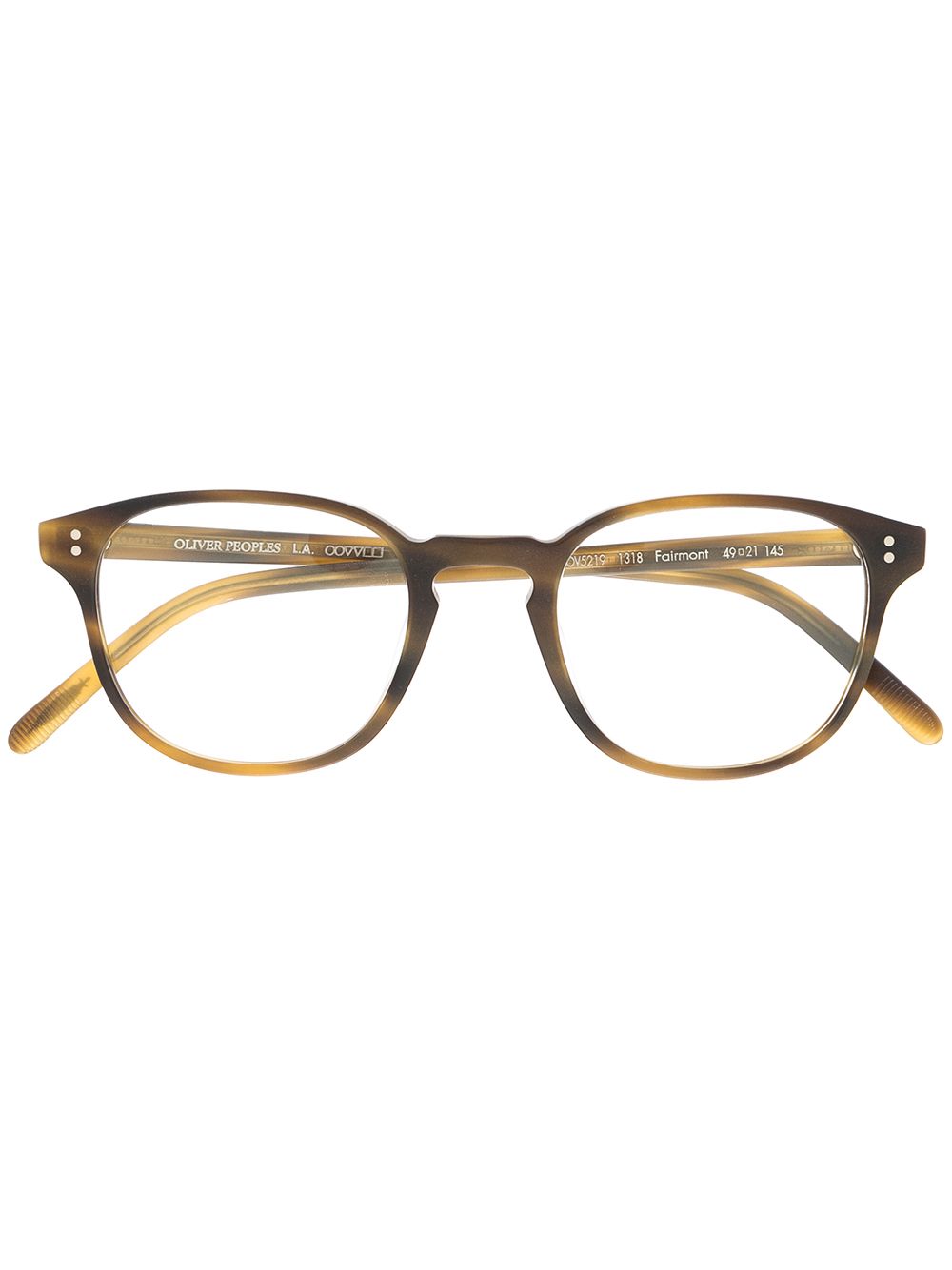 фото Oliver peoples очки fairmont в круглой оправе