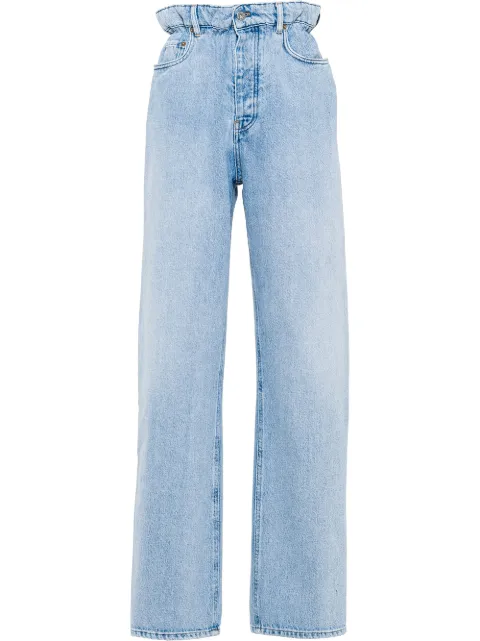 Miu Miu high-waisted straight-leg jeans