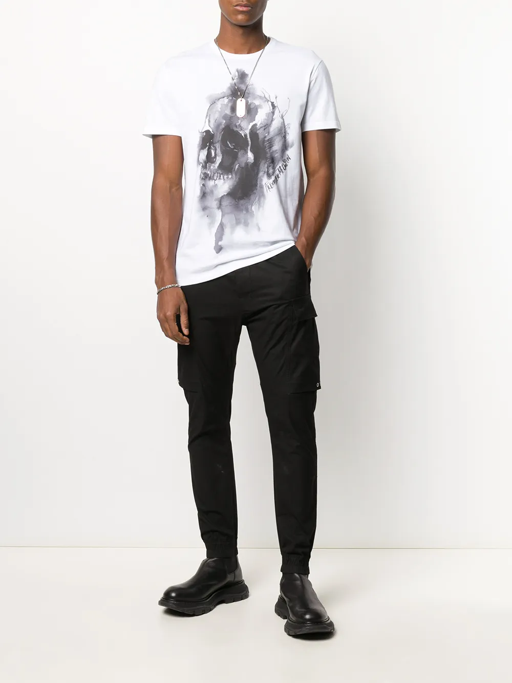Alexander McQueen T-shirt met print - Wit