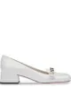 Image 1 of Miu Miu chain-link detail loafer-pumps