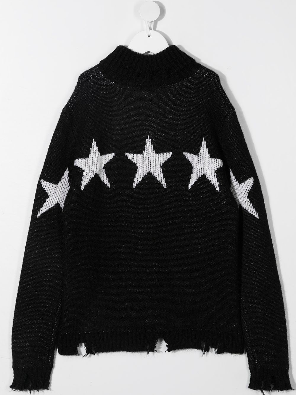 фото Vision of super kids star-pattern high-neck jumper