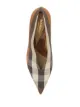 Burberry check technical cotton pumps