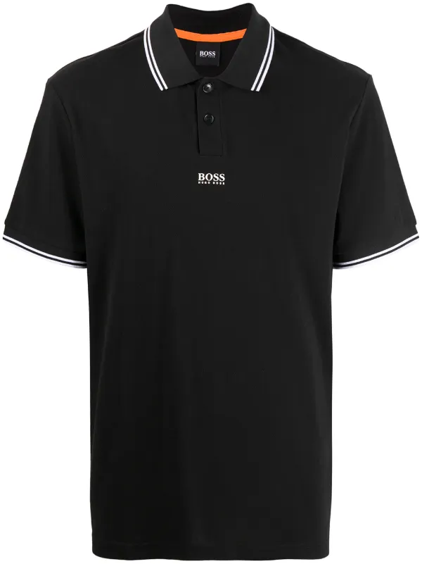 hugo boss striped polo shirt
