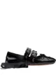 Image 1 of Miu Miu patent-finish ballerina shoes