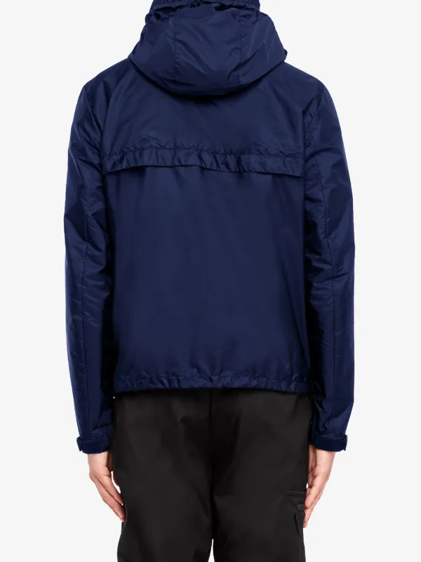 気質アップ PRADA jacket nylon emblem blue - ナイロンジャケット ...