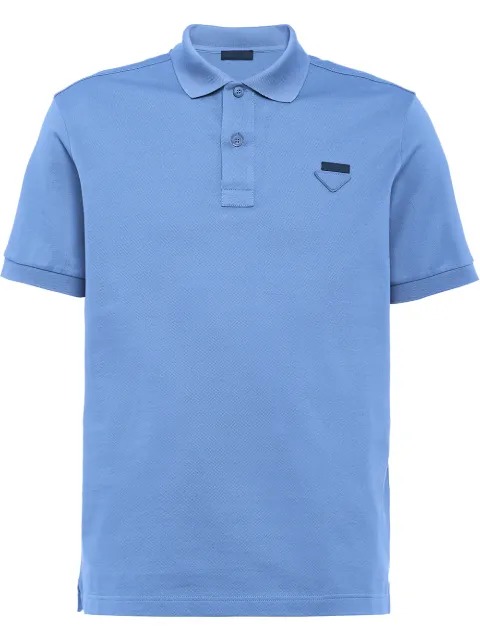 Prada Logo Patch Polo Shirt - Farfetch