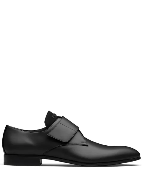 Prada zapatos derby con tira autoadherente