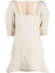 Image 1 of Stella McCartney square-neck frill-hem