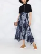 Image 2 of Stella McCartney shell-print handkerchief-hem skirt