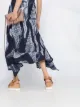 Stella McCartney shell-print handkerchief-hem skirt
