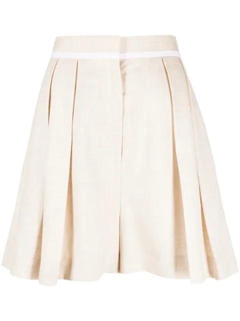 Stella McCartney short taille-haute à pinces