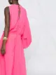Stella McCartney one-sleeve gathered maxi-dress