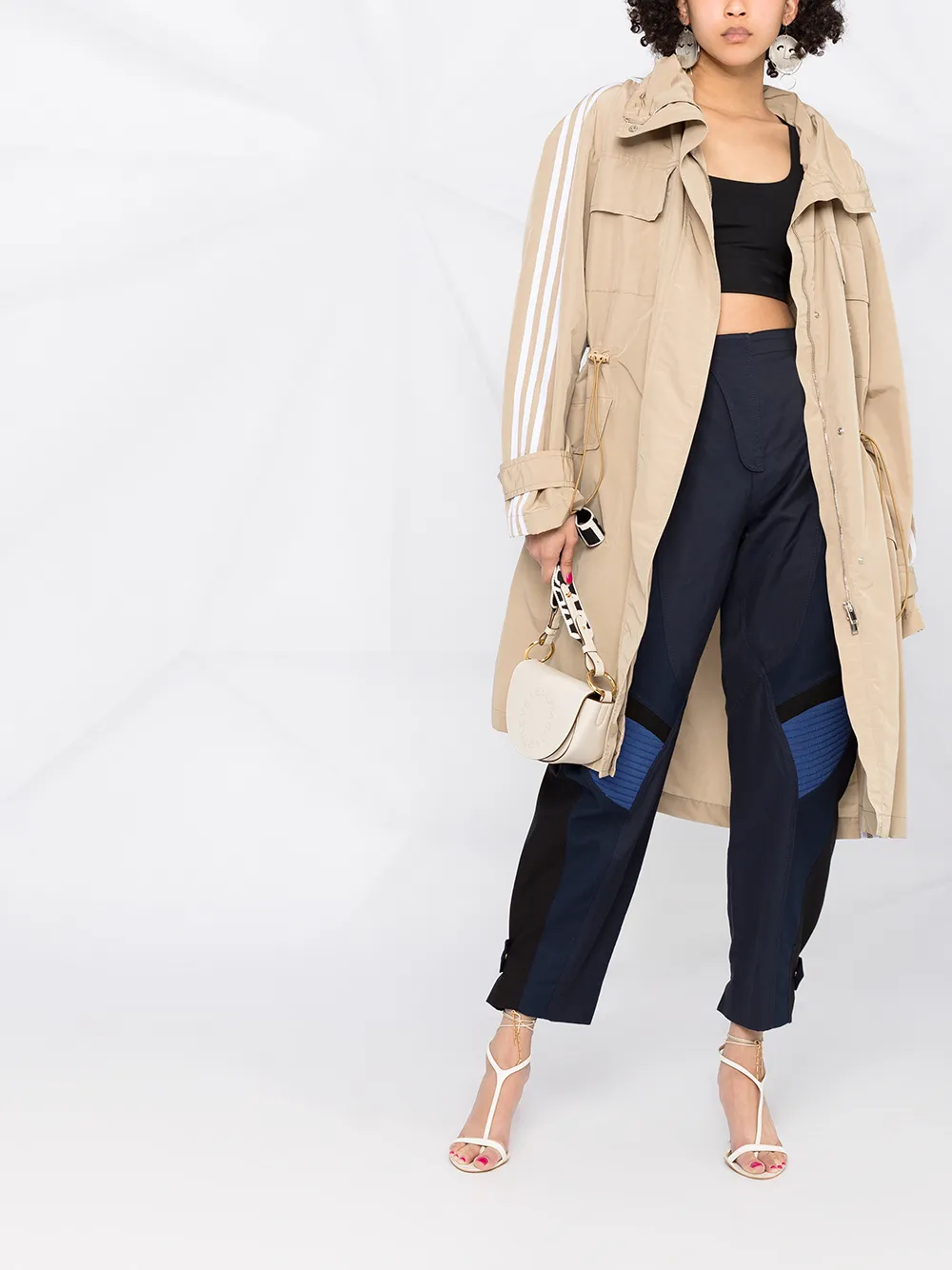 adidas stella mccartney trench coat