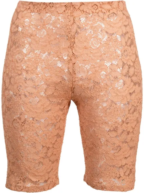 Stella McCartney floral-lace cycling shorts