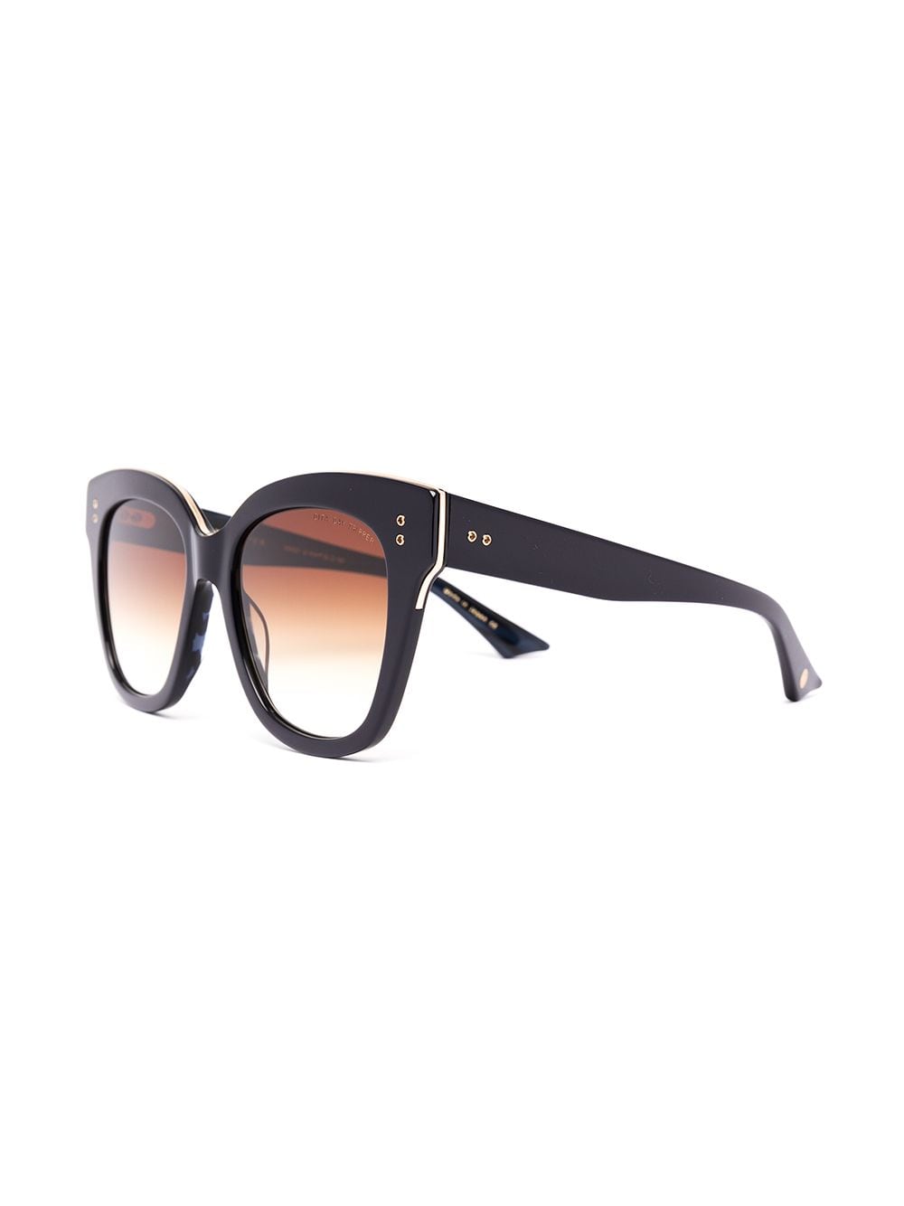 Dita Eyewear Day Tripper zonnebril met oversized vierkant montuur - Blauw