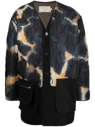 maison kitsune army coat