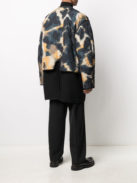 maison kitsune army coat