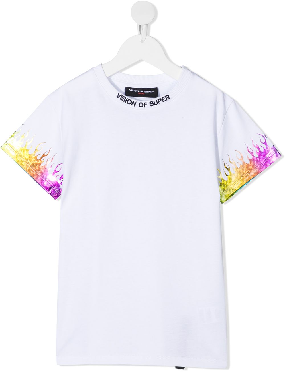 фото Vision of super kids flame-detail short-sleeve t-shirt