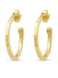 Jennifer Meyer 18kt yellow gold small hammered hoops