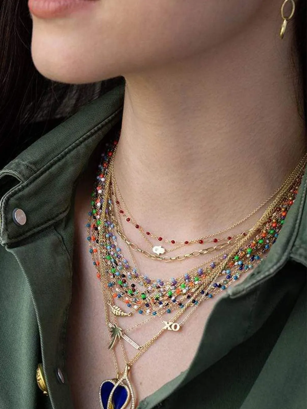 Jennifer Meyer 18K yellow gold diamonds necklace | Image 2