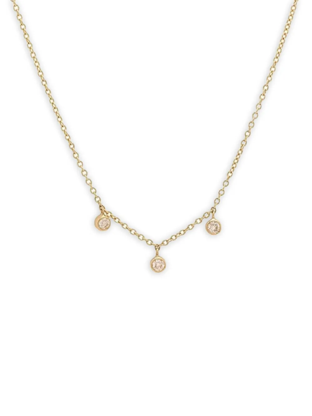 Jennifer Meyer 18K yellow gold diamonds necklace | Gold | Image 1