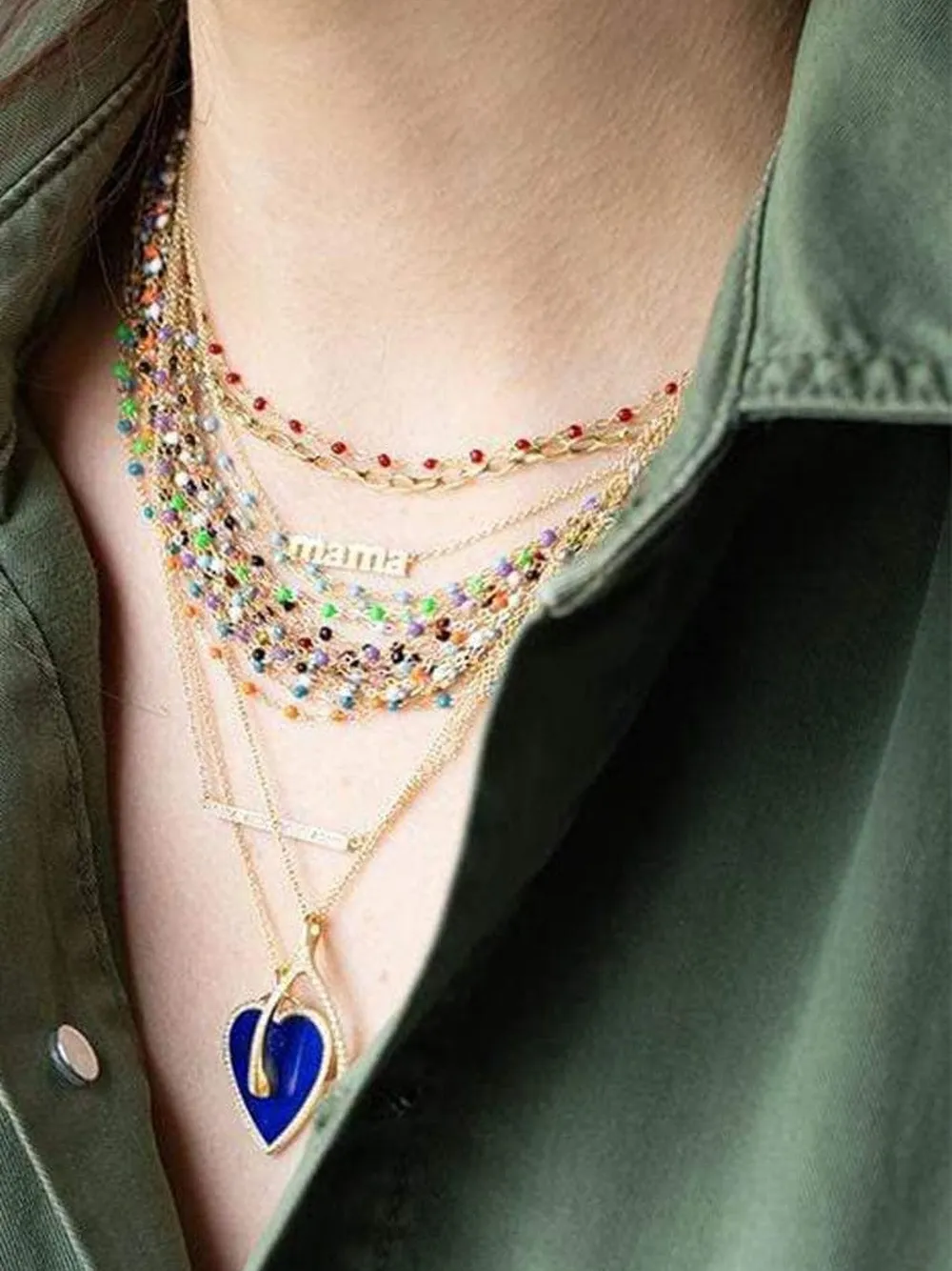 Jennifer Meyer 18k yellow gold Mama necklace | Image 2