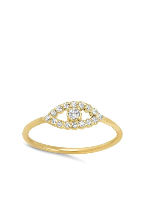 Bague Evil Eye en 18ct à diamants - Jennifer Meyer - Modalova