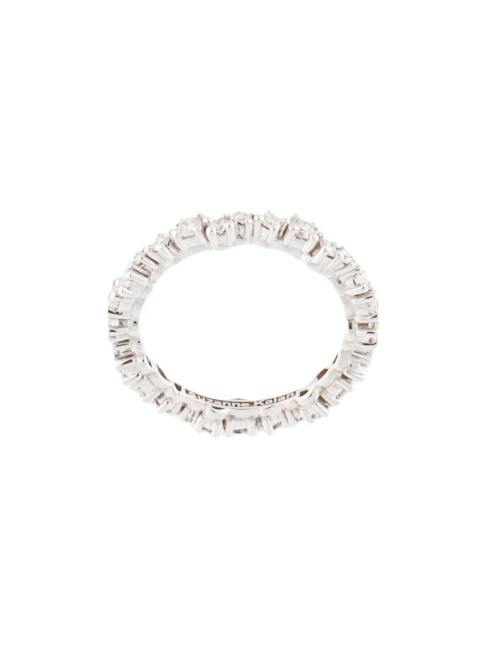 

Suzanne Kalan anillo Eternity en oro blanco de 18kt con diamantes - Plateado