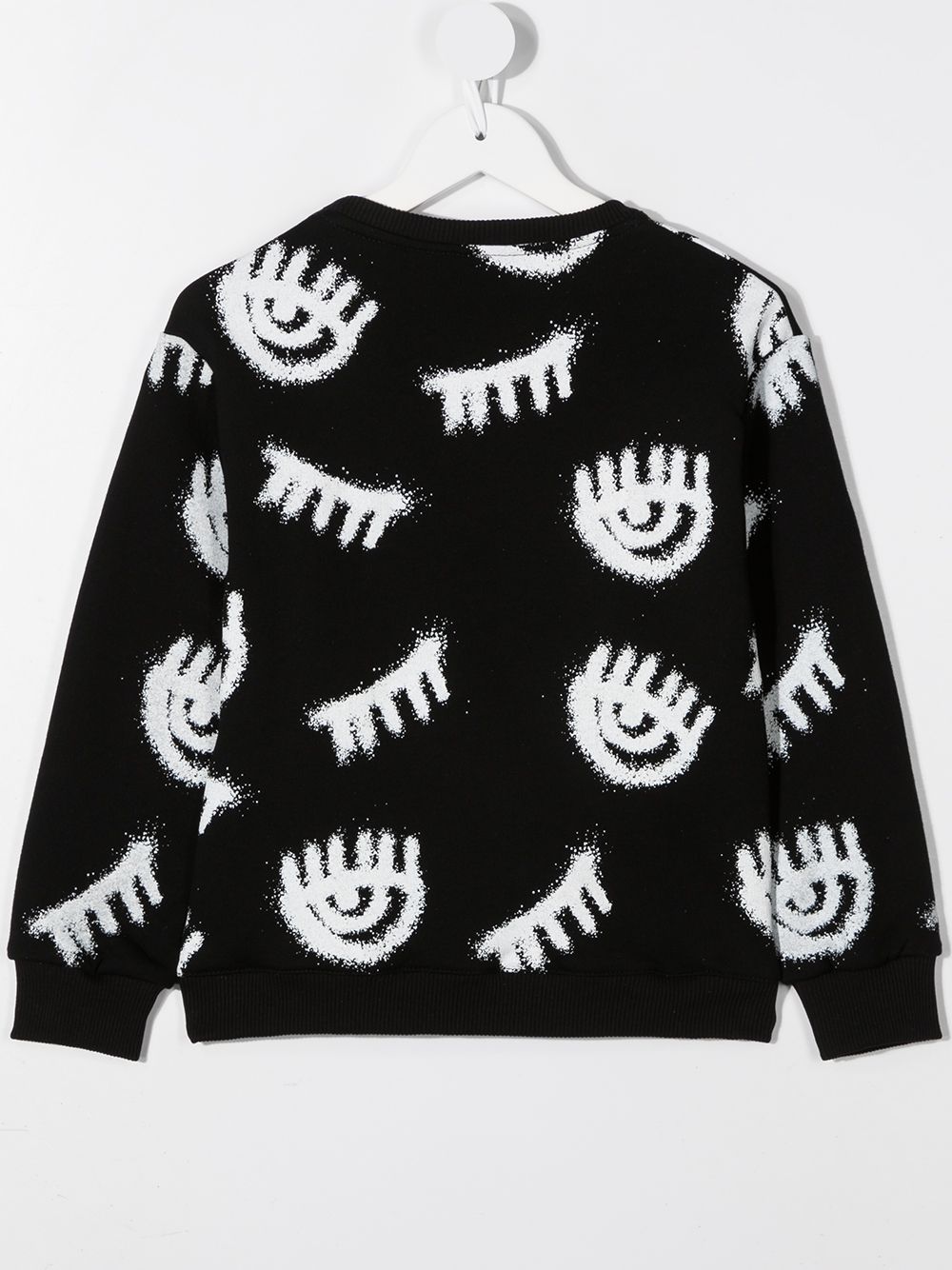 фото Chiara ferragni kids graphic-print cotton sweatshirt