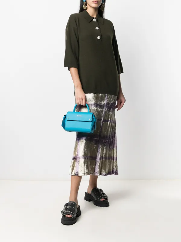 karl lagerfeld ikon mini top handle bolsa