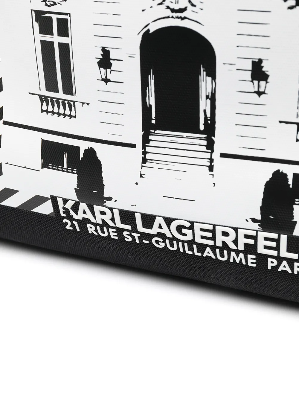 фото Karl lagerfeld сумка-тоут maison из канваса