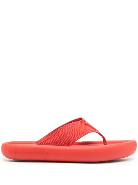 Stella McCartney flip flops con suela tubular