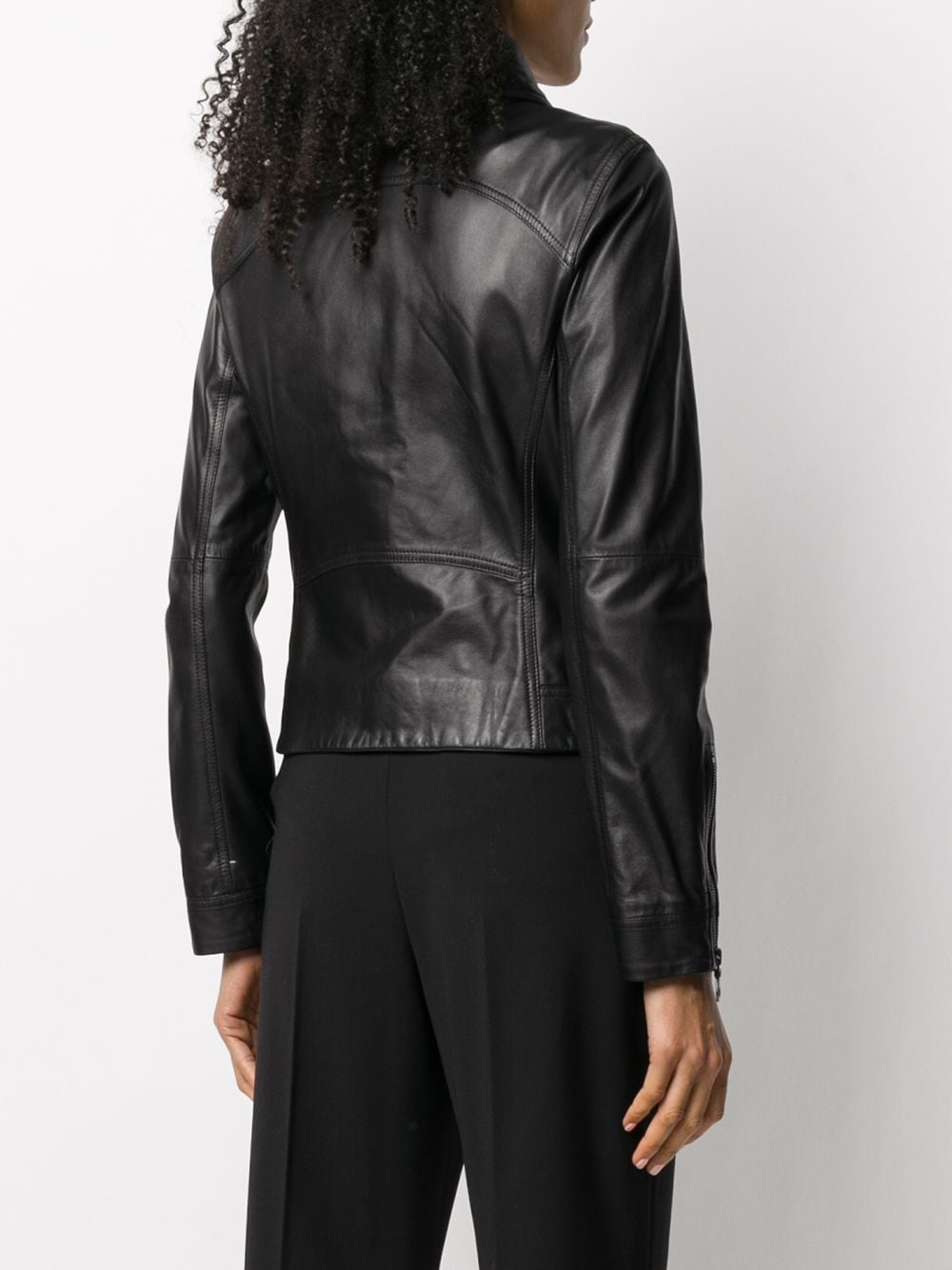 CHANEL Pre-Owned 2010 Cropped Leather Jacket - Farfetch