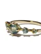 WWAKE 14kt yellow gold five-step ring