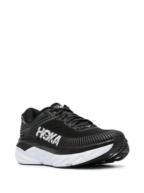 hoka one one chunky lace up trainers