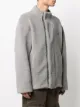 Han Kjøbenhavn logo-embroidered faux-shearling jacket