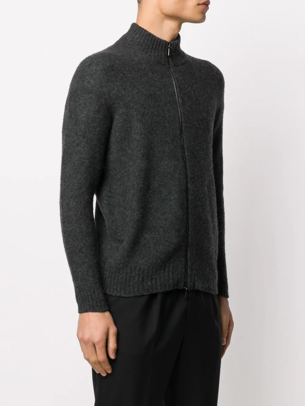 Drumohr Vest met rits Grijs