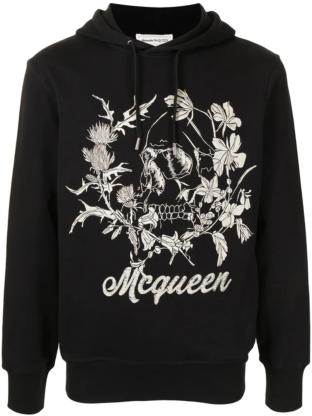 фото Alexander mcqueen худи с вышитым логотипом