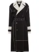Image 1 of JW Anderson contrast stitching belted trench coat