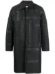 Image 1 of Karl Lagerfeld all-over logo trench coat