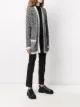 Karl Lagerfeld geometric-pattern open-front cardigan