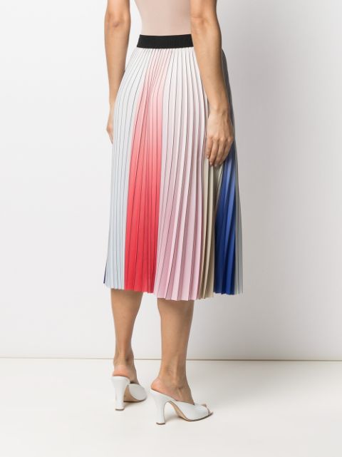 Karl Lagerfeld Rainbow Pleated Skirt - Farfetch